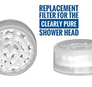 Shower Filter for Hard Water – Filtered Shower Head Water Softener – 3 Rainfall & Massage Settings – Increase Pressure While Saving Water – Shower Water Filter by Barclay’s Buys