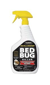 harris white label bed bug killer, liquid spray with odorless and non-staining extended residual kill formula (32oz)