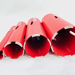 Dry Type 1.5", 2.5", 3.5", 4.5" Inch BLUEROCK Diamond Coring Bit Set 5/8" 11 UNC Concrete Core Drill