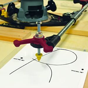 Milescraft 1221 Pantograph PRO - Complete Tracing Routing System for Custom Made Wood Signs, Black