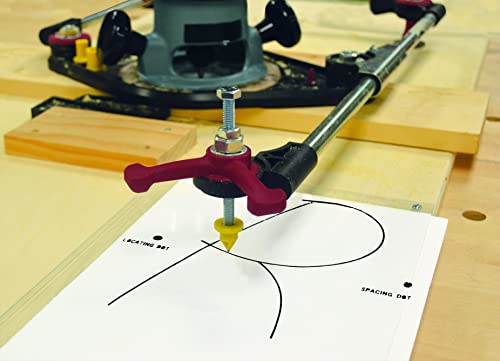 Milescraft 1221 Pantograph PRO - Complete Tracing Routing System for Custom Made Wood Signs, Black