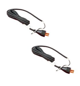 dewalt dw130/dw411/dw303m replacement (2 pack) power cord 8'/18 ga./2-wire # 330072-98-2pk