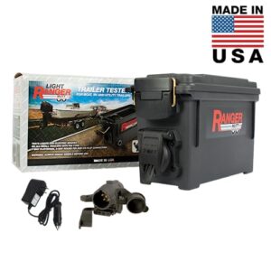 Innovative Products of America #9101 Light Ranger MUTT (7-Way Spade Pin Style with Adapter) Trailer Tester