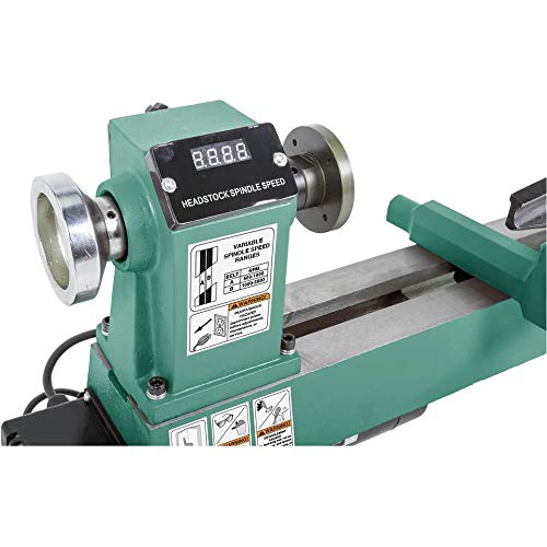 Grizzly Industrial T25926-10" x 18" Variable-Speed Benchtop Wood Lathe