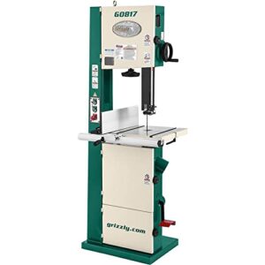 grizzly industrial g0817-14" super hd 2 hp resaw bandsaw with foot brake