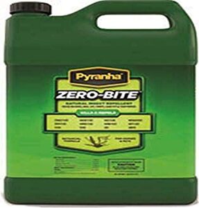 pyranha 001zerog 068263 zero-bite natural insect repellent, 1 gallon; safe to use on horse and pets; safe, non-toxic alternative to traditional fly sprays and wipe; made with natural ingredients, green