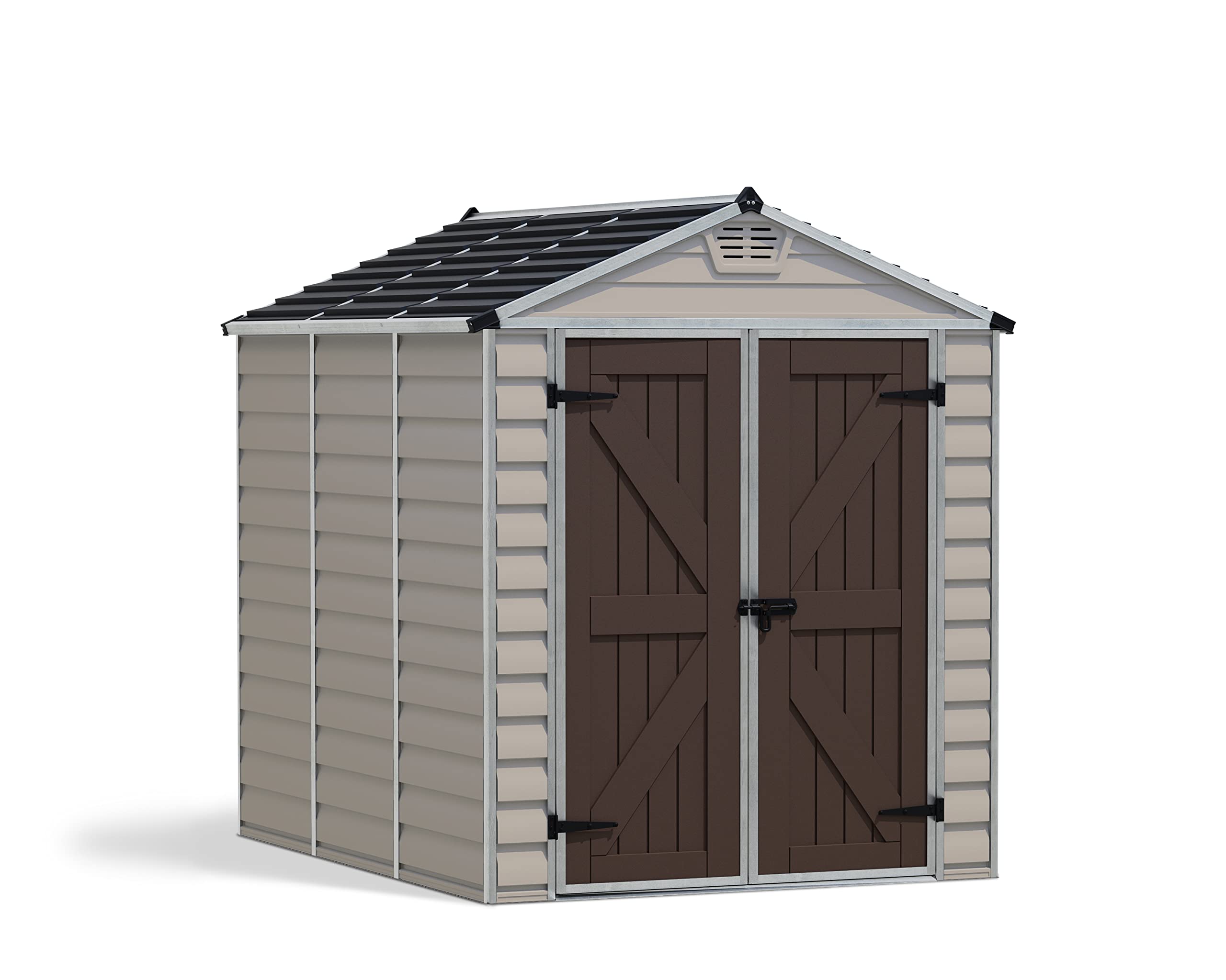 Palram - Canopia SkyLight 6' x 8' Storage Shed - Tan