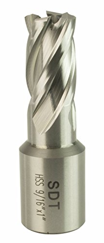 Steel Dragon Tools 9/16" x 1" High Speed Steel Annular Cutter with 3/4" Weldon Shank