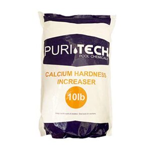 puri tech pool chemicals 10 lb calcium hardness increaser plus for swimming pools & spas increases calcium hardness levels prevents surface staining