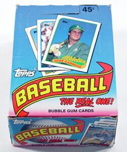 1989 topps baseball cards box (36 packs)