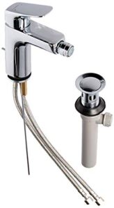 hansgrohe 71200001 logis 6-inch tall 1 bidet faucet in chrome