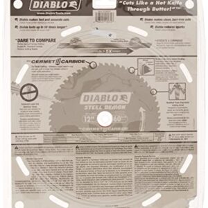 Diablo D1260CF 12-inch Steel Demon 60T Cermet II Carbide Ferrous Metal Saw Blade