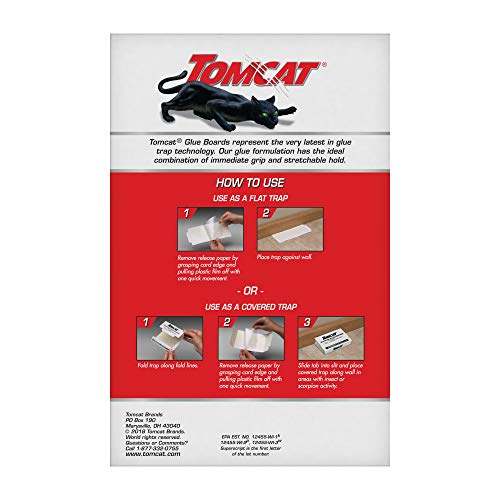 Tomcat Scorpion Glue Boards with an Extra-Large Capture Area, 4 Glue Boards