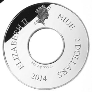 2014 Niué - Year of the Horse - Rotating Coin - 2oz - Silver Coin - $2 Uncirculated