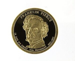 2010 s presidential golden dollar franklin pierce proof coin