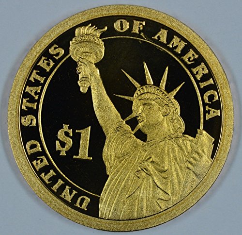 2010 S Presidential Golden Dollar FRANKLIN PIERCE PROOF Coin