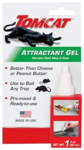 tomcat attractant gel, attracts mice and rats, great alternative to cheese or peanut butter, 1 oz.