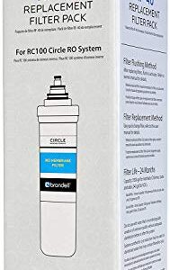 Brondell RF-40 Membrane Water Filter Replacement for Circle Under Sink Reverse Osmosis Filtration System, Lasts 6 Months