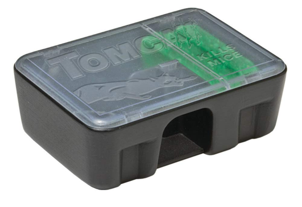 Tomcat Mouse Killer Disposable Station for Indoor Use - Child Resistant, 3 Stations with 1 Bait Each