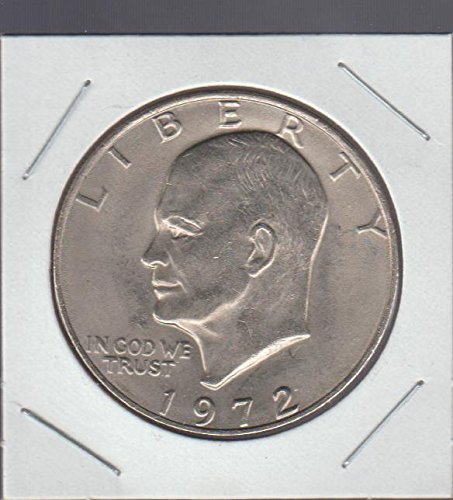 1972 Eisenhower $1 Choice About Uncirculated Details