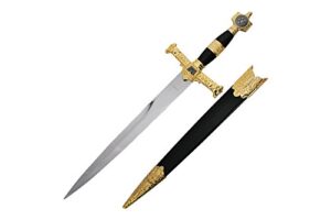 wuu jau h-4914-bk king solomon dagger, 21.5"