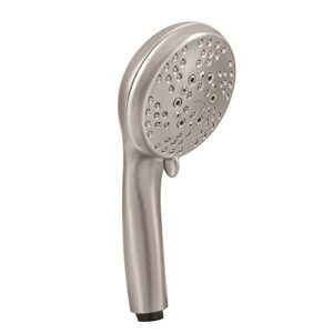 moen refresh spot resist brushed nickel 5-function hand held showerhead with 60-inch metal hose, 26558srn
