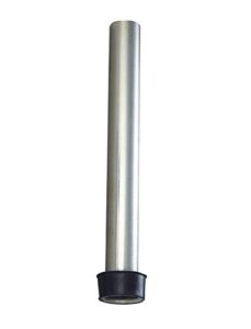 kegworks metal bar sink plug overflow pipe: 7 1/2" inches high - for 1 3/4 inch drains