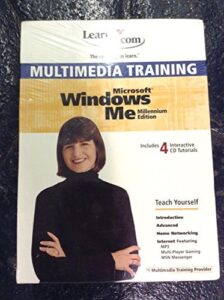 multimedia training microsoft windows me millenium edition interactive 4 cd tutorials teach yourself