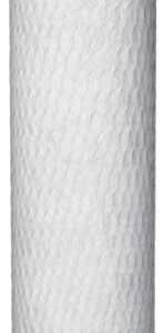 Pentair Pentek SCBC-10 Carbon Water Filter, 10-Inch, Under Sink Silver-Impregnated Carbon Block Replacement Cartridge, 10" x 2.5", 0.5 Micron, White