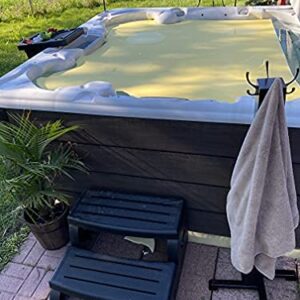 Protect Your Cover and Save on Energy Bills with Outdoor Innovations Hot Tub Thermal Cover - Durable, Insulating Spa Blanket with Closed Cell Foam and Chemical Protection (7'x6'x3/8",)