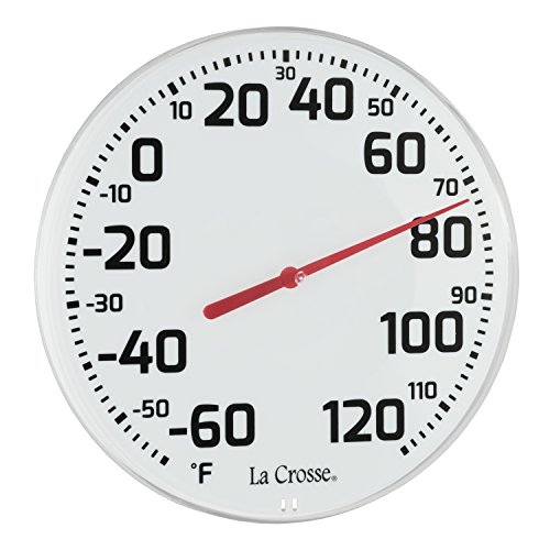 La Crosse 104-1522 8" Round Analog Dial Thermometer