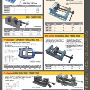 HHIP 3900-2706 6" Heavy Duty Cross Slide Vise, Metric Dial