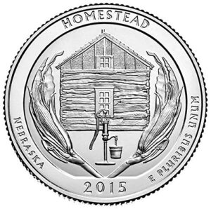 2015 national parks set florida homestead (philadelphia & denver mints) uncirculated