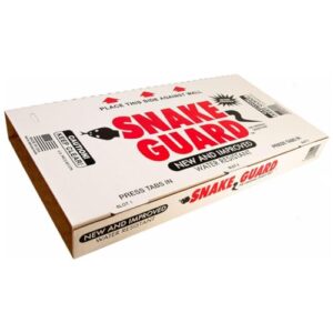 snake guard® snake trap by wildlife control supplies – weather resistant zero contact snare – safe & effective - for commercial & residential use – great for basements, garages & sheds