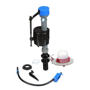 Fluidmaster 400CAR3P5 PerforMAX Adjustable High Performance Toilet Fill Valve and Flapper Repair Kit, For 3-Inch Flush Valve Toilets