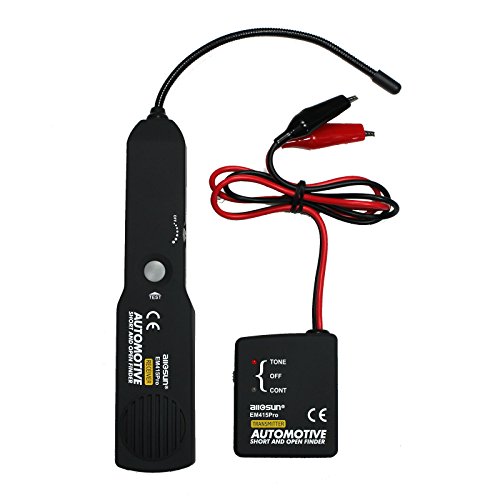 ALLOSUN Automotive Cable Wire Tracker Car Tracer Finder Test Short & Open DC 6~42 Volts, Black (EM415PRO)