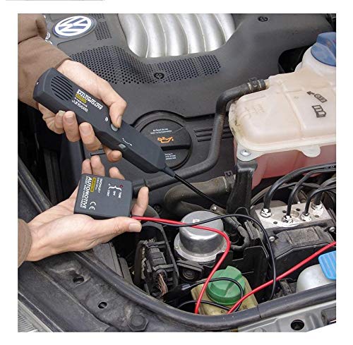 ALLOSUN Automotive Cable Wire Tracker Car Tracer Finder Test Short & Open DC 6~42 Volts, Black (EM415PRO)