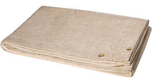 Steiner 372-10X10 Tough Guard 18-Ounce Heat Cleaned Fiberglass Welding Blanket, Tan, 10' x 10'