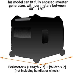 GenTent Generator Running Cover - Inverter Kit (Standard, Tan) - for Fully Encased Inverter Generators