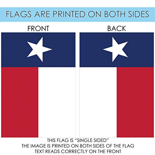 Toland Home Garden Texas State Flag 28 x 40-Inch Decorative USA-Produced House Flag