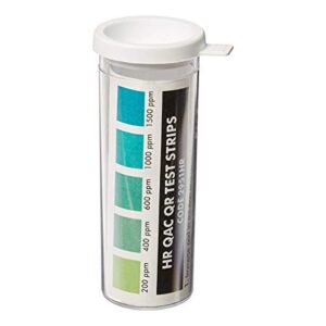 lamotte 2951hr qac high range test strips, 50/vial (pack of 50)