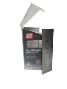grip rite prime guard maxb64877 18-gauge 304-stainless steel brad nails in belt-clip box (pack of 1000), 1-1/2"