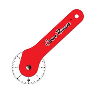 curve runner 8 inch rolling ruler