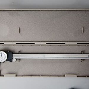 Mitutoyo 505-749 Dial Caliper, 0.2" per Rev, 0-12" Range, 0.001" Accuracy