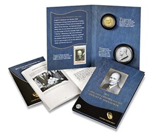 2015 p presidential coin & chronicles set - dwight d. eisenhower (ax2) reverse proof