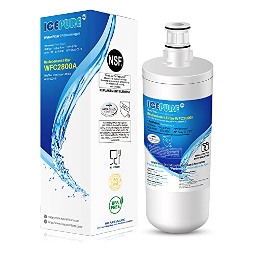 ICEPURE 3US-AF01 Under Sink Water Filter, Compatible with Standard Filtrete 3US-AF01, 3US-AS01, Whirlpool WHCF-SRC, WHCF-SUFC, WHCF-SUF, Pack of 1