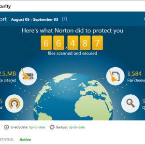 Symantec Norton Security Deluxe – 5 Devices – 1 Year Subscription [PC/Mac/Mobile Key Card]