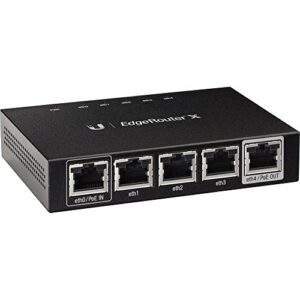 ubiquiti networks networks ethernet networks router (er-x), dual band, black