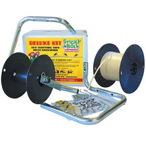 coburn si1008 sticky roll fly tape 1000' deluxe kit with hardware