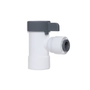 liquagen - replacement tank valve for universal reverse osmosis storage tanks (1/4" qc x 1/4")